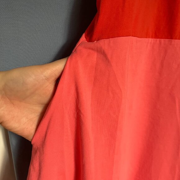 Pact Spaghetti Strap Organic Cotton Fit Flare Dress - Picture 5 of 8